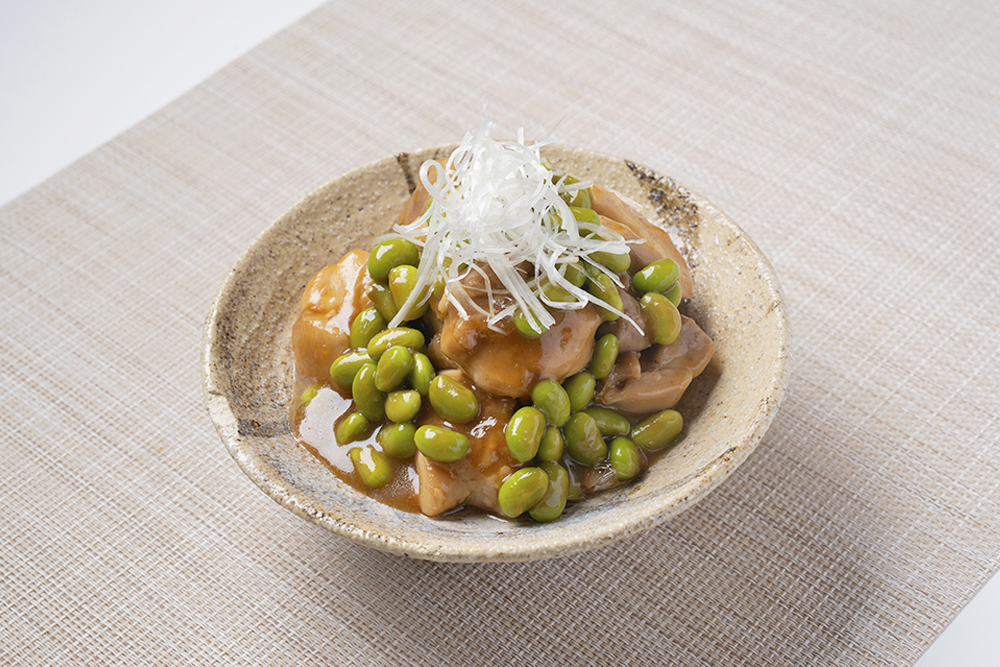 鶏肉とえだ豆のとろみ煮