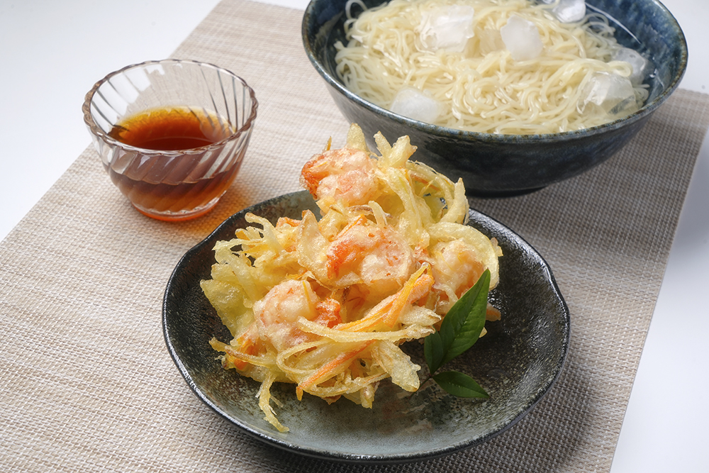 贅沢えびのかき揚げ