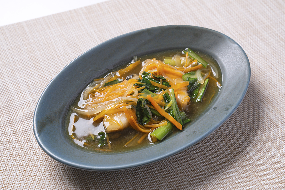 銀だらの中華風野菜あんかけ